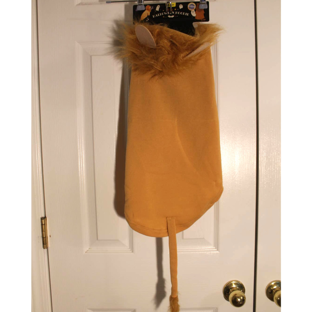 Halloween Lion Costume Hoodie for Dog size M NWT